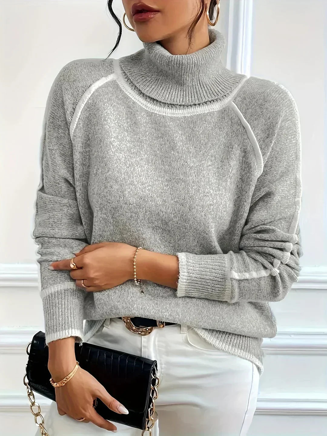 Yuka - Luxe Knit Turtleneck Sweater