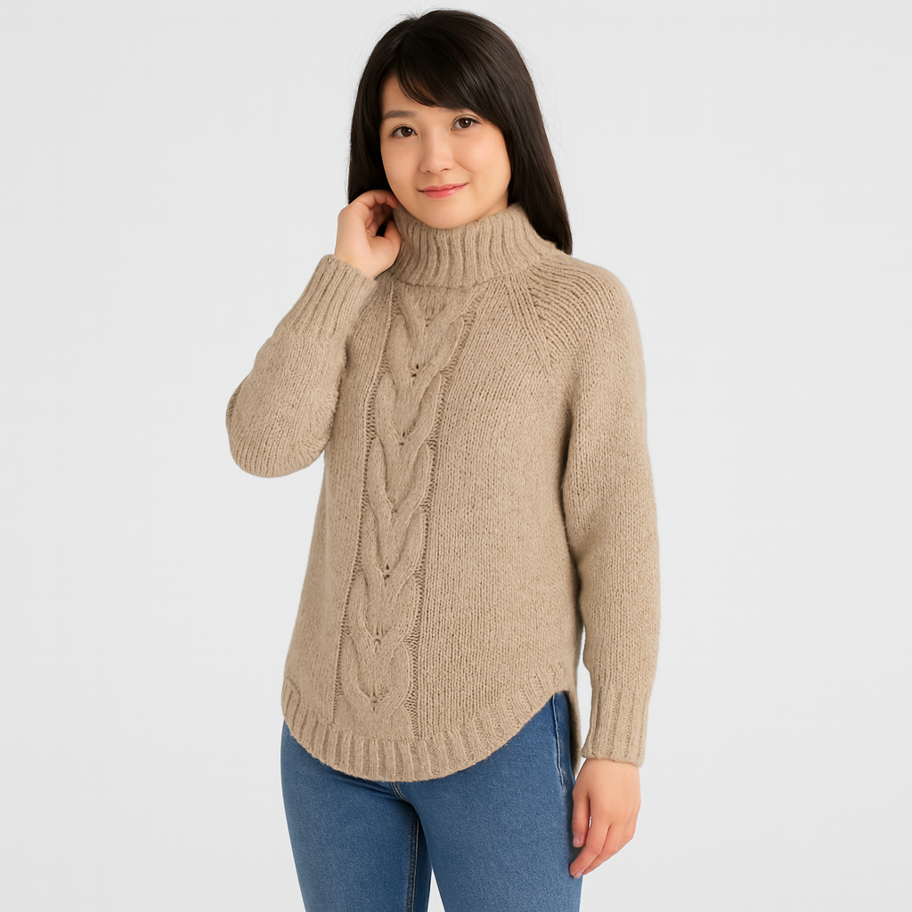 Barbara | Velvet knit sweater