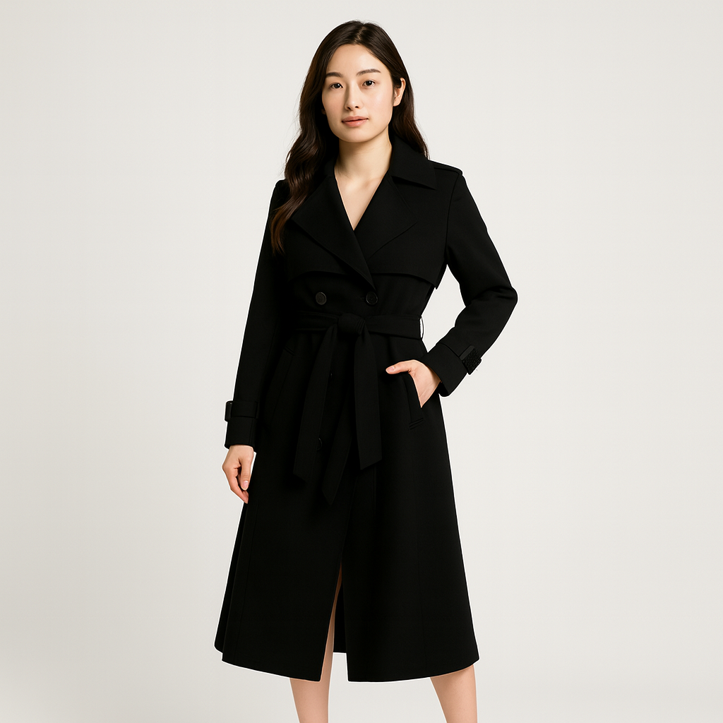 Beatrice | Timeless Belted Trench Coat
