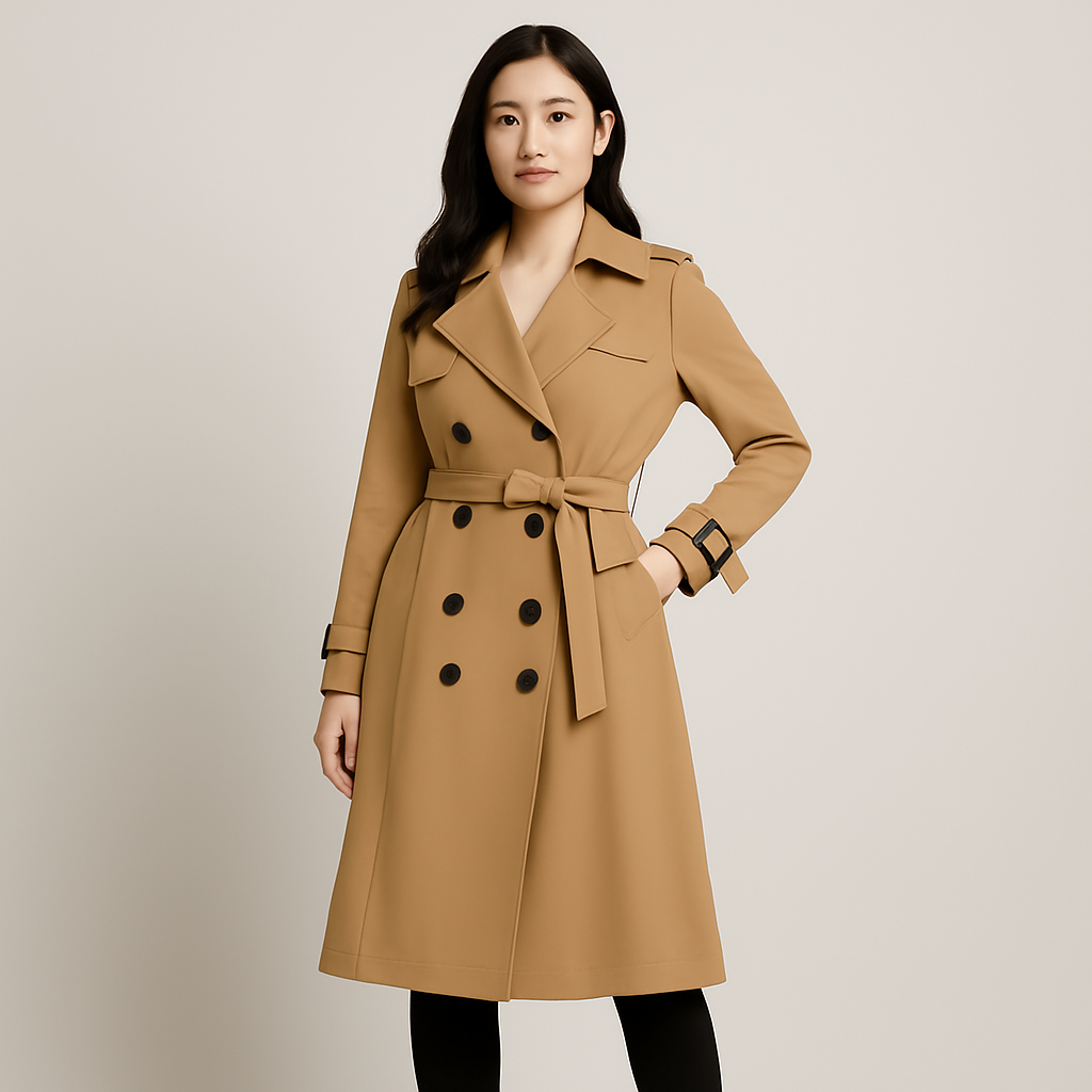 Beatrice | Timeless Belted Trench Coat