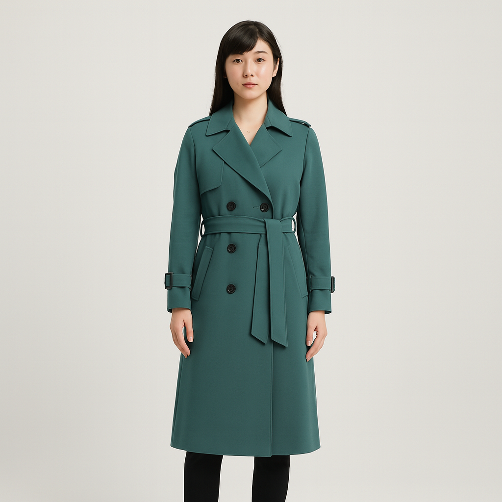 Beatrice | Timeless Belted Trench Coat
