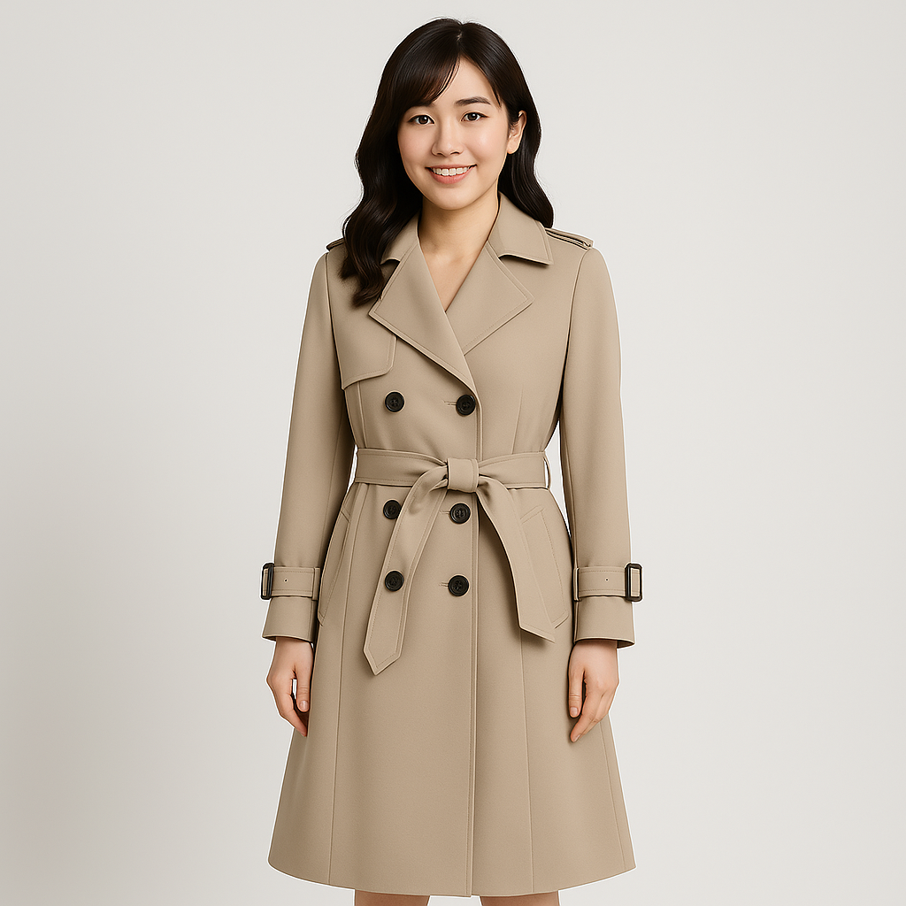 Beatrice | Timeless Belted Trench Coat