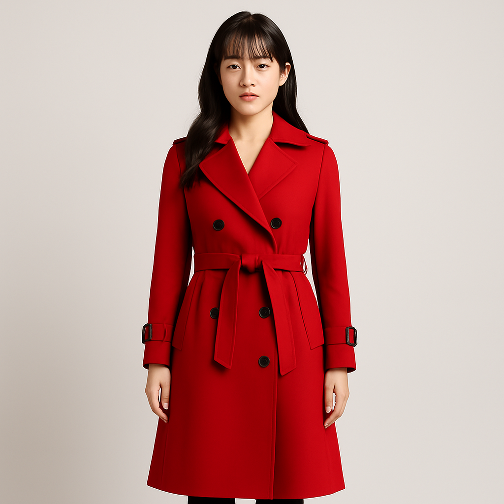 Beatrice | Timeless Belted Trench Coat