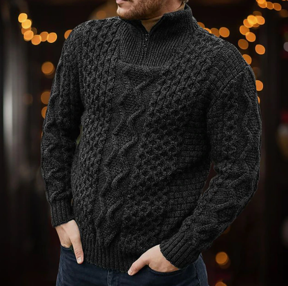 Kenneth - Half-Zip Turtleneck Sweater