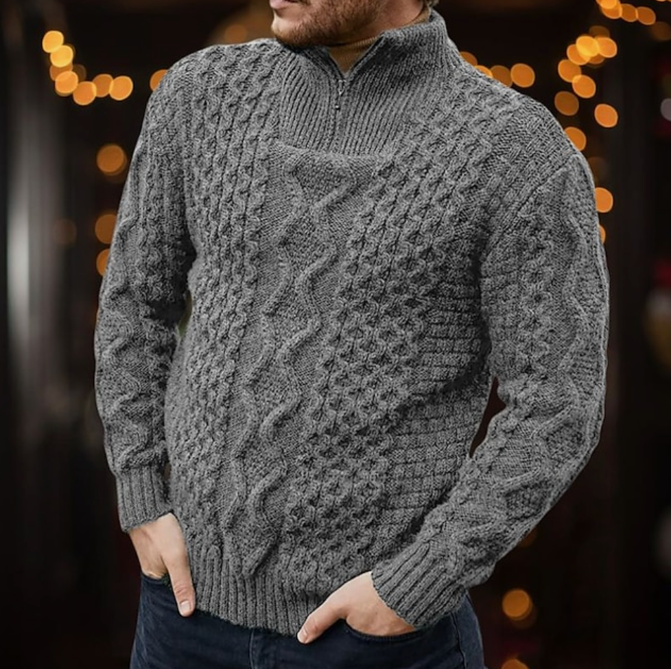 Kenneth - Half-Zip Turtleneck Sweater