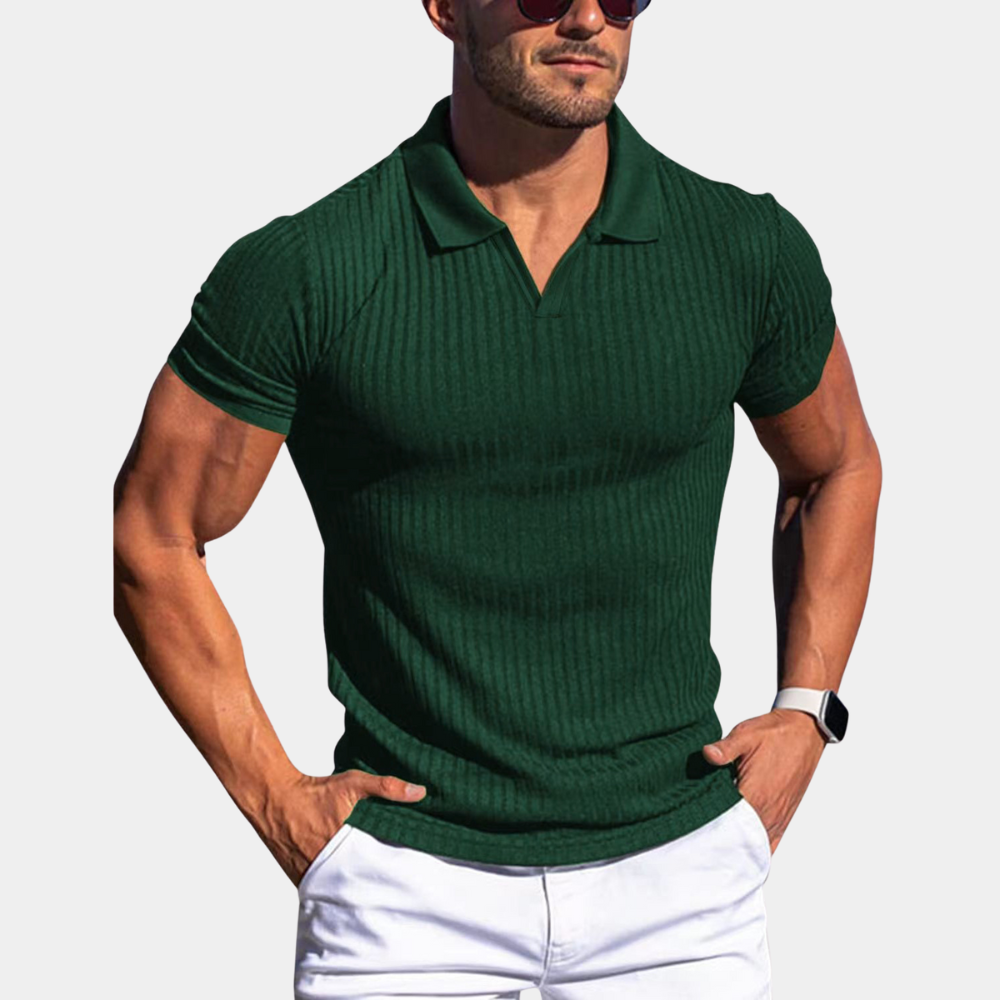Brian – V-neck polo shirt