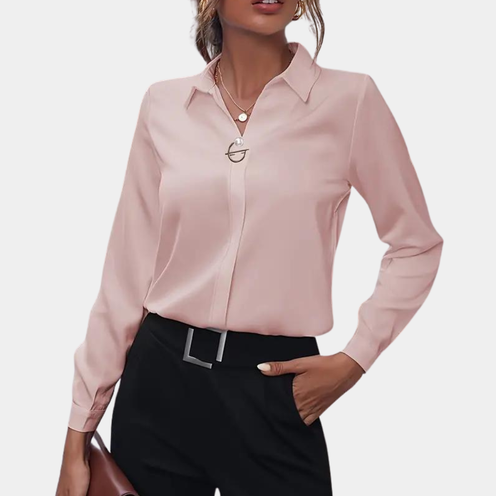 Carla - Simple women's blouse