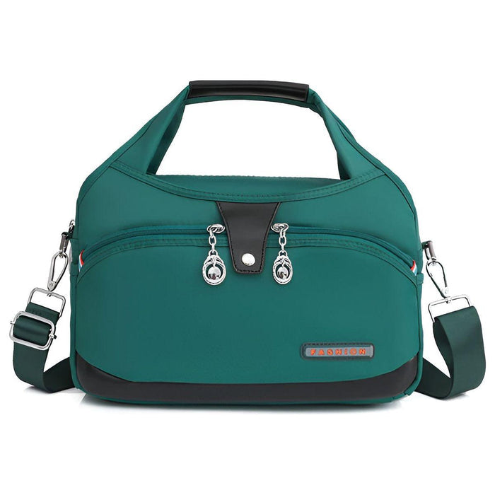 Versatile, waterproof crossbody bag with anti-theft features