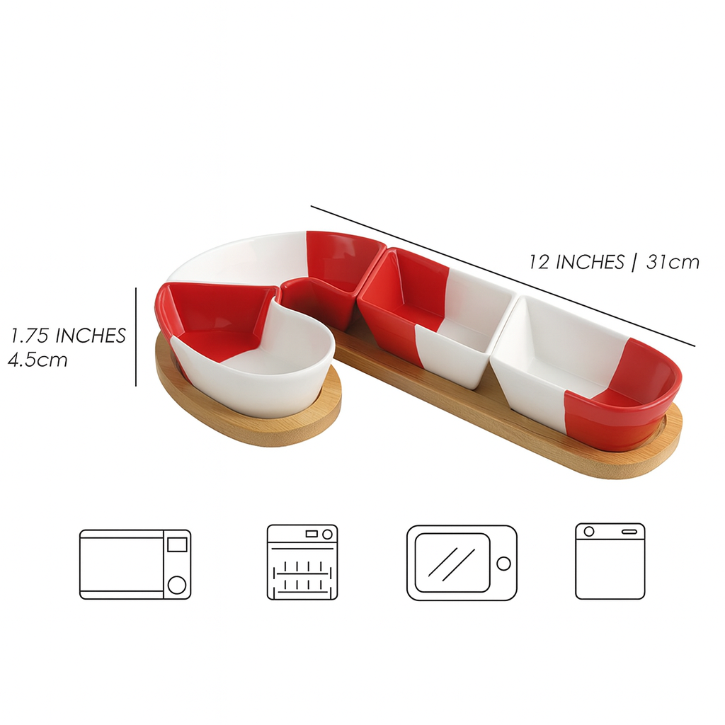 Canelola | Festive Candy Cane Tray