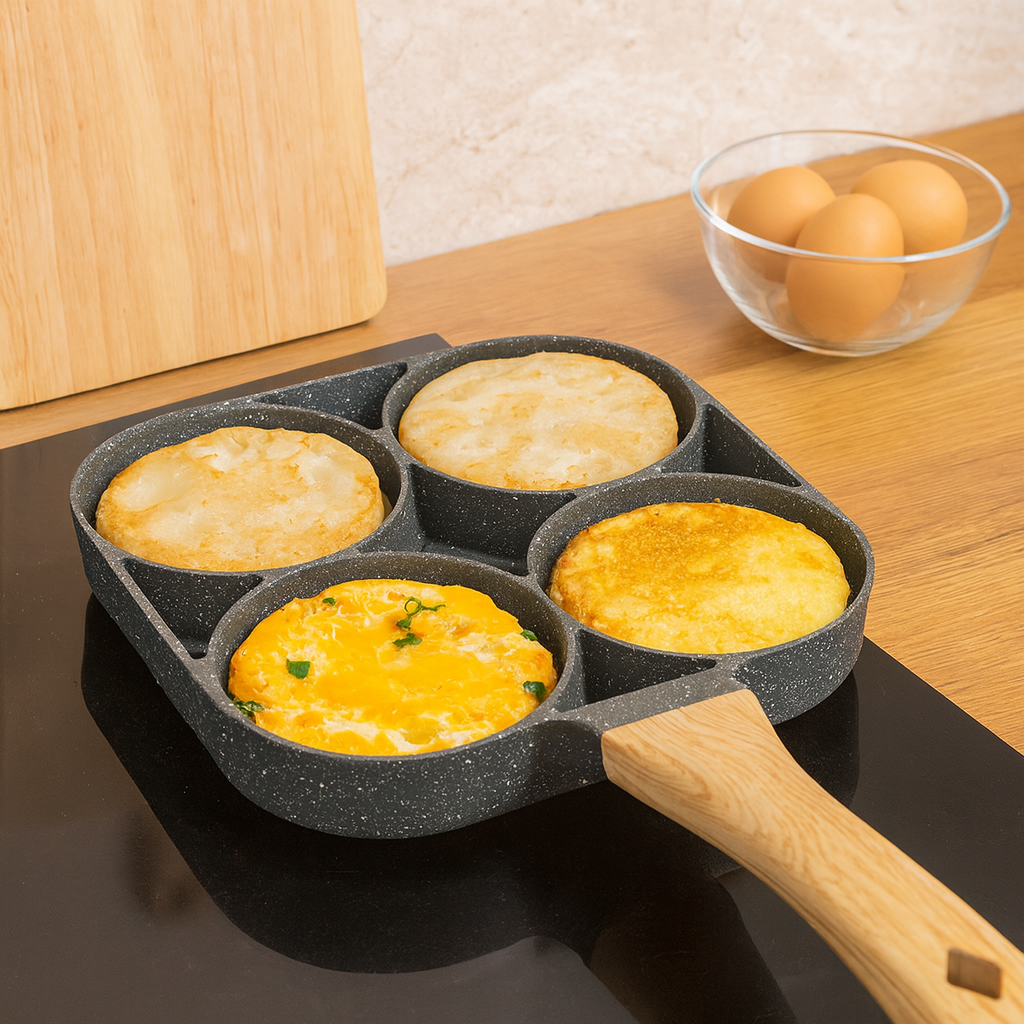 カヴォラ | ノンスティック4スロットエッグ&パンケーキパン