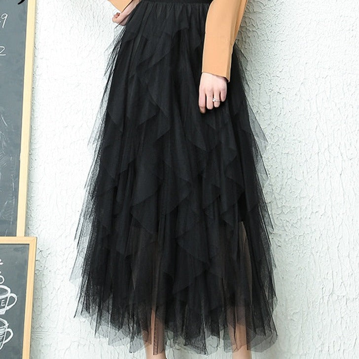 セシリー - ハイウエストのプリーツスカート