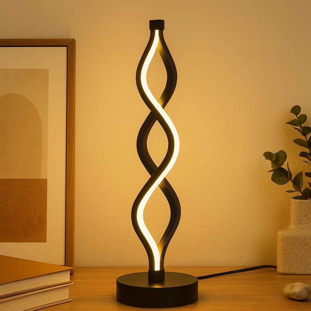 Serin | Minimalist Spiral LED Desk Lamp