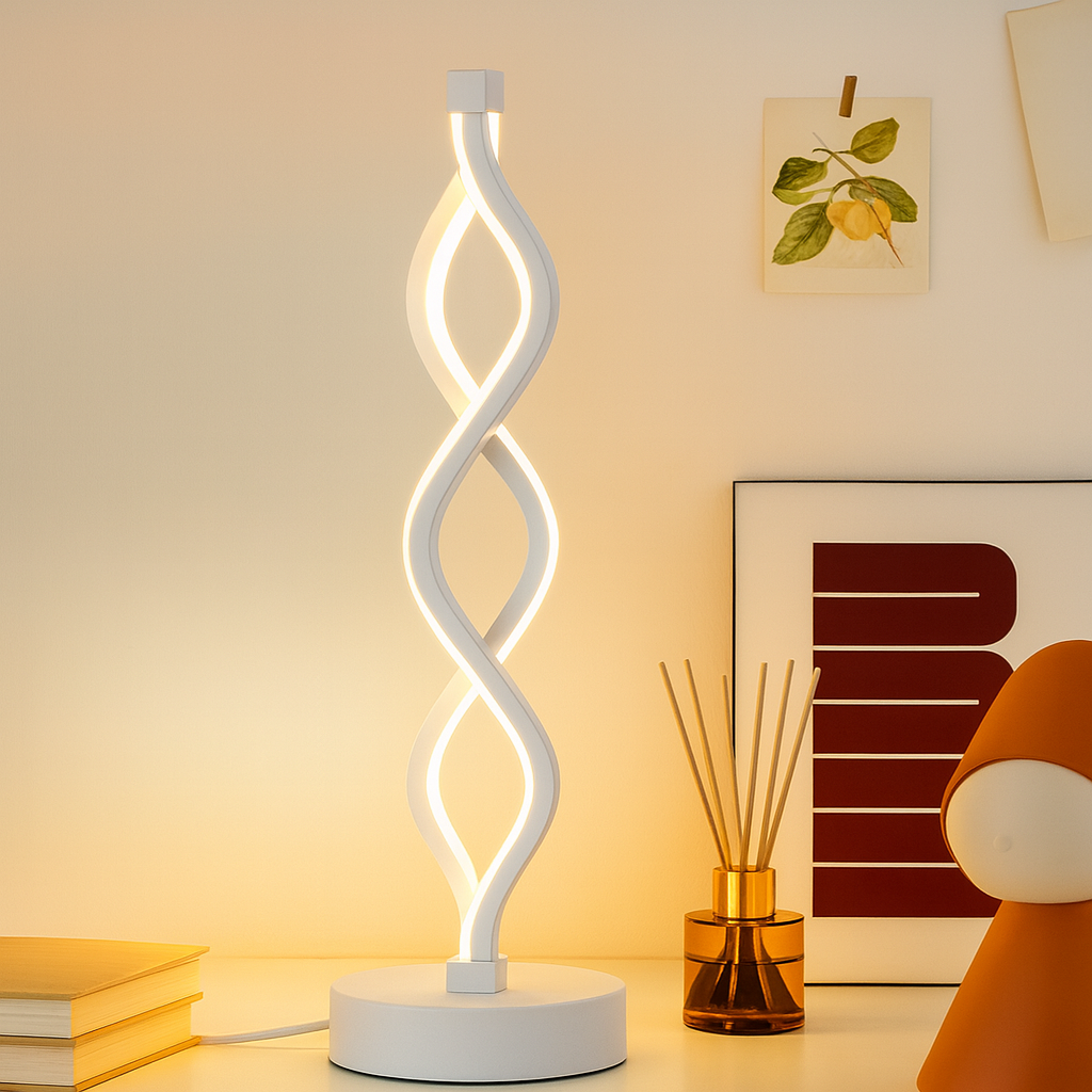 Serin | Minimalist Spiral LED Desk Lamp