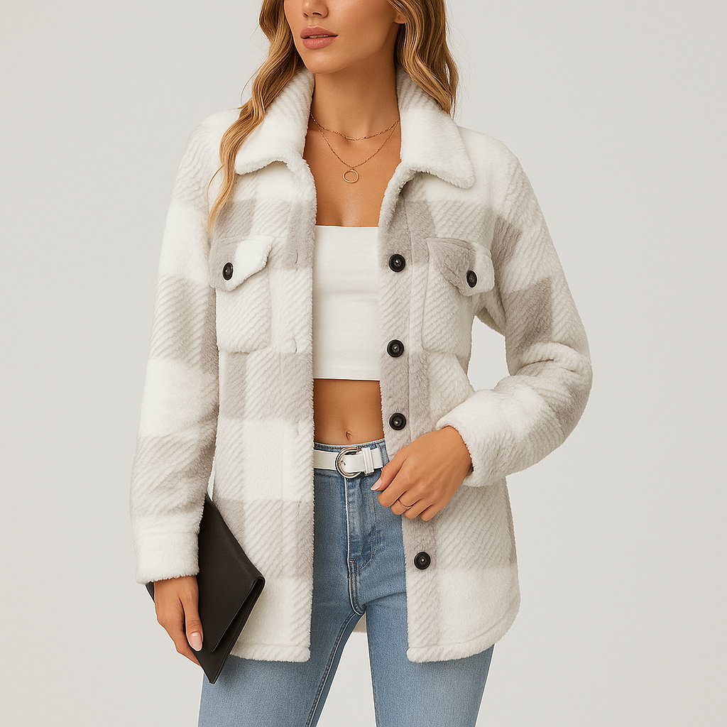 Pauline | Women's Plush Fleece Winter Jacket