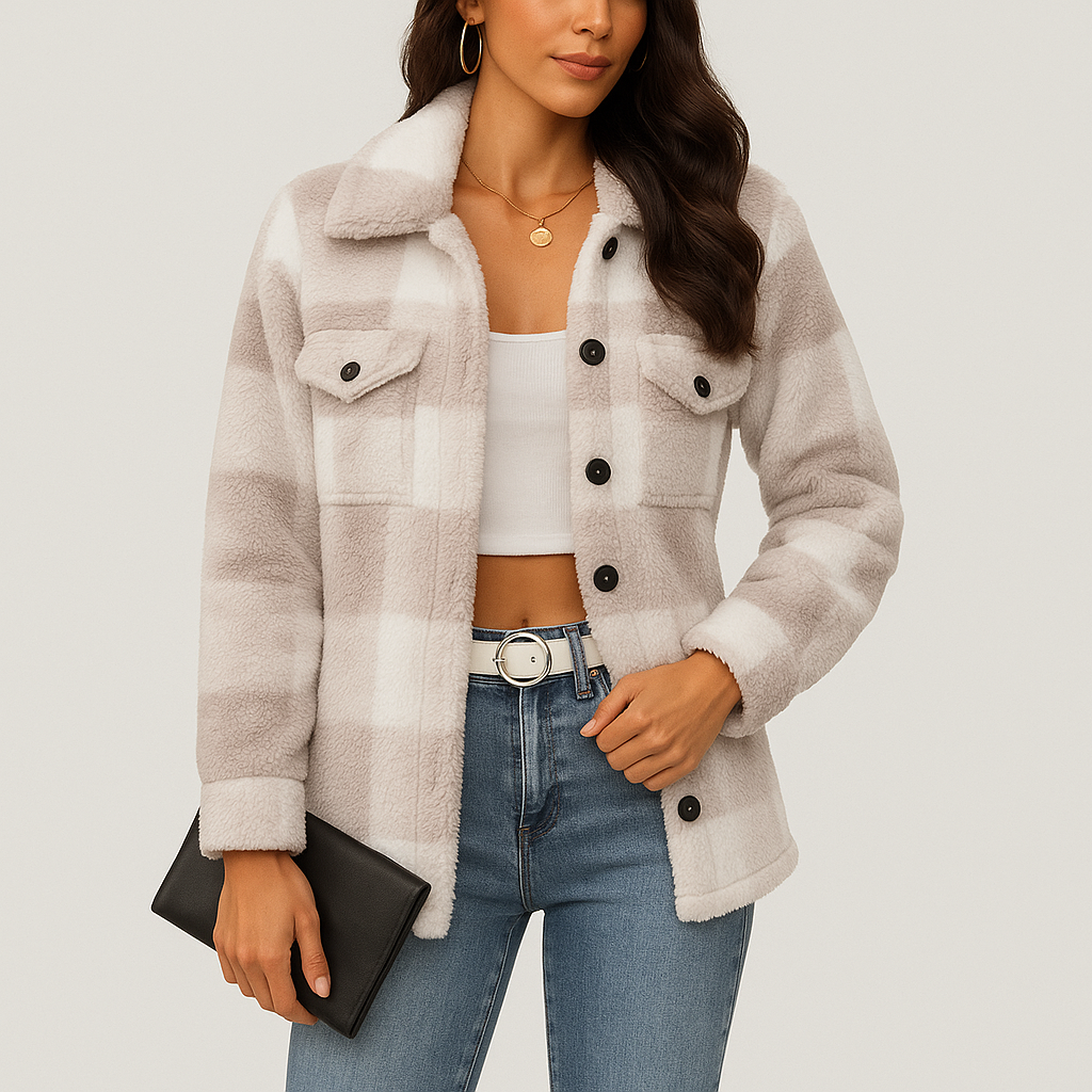 Pauline | Women's Plush Fleece Winter Jacket