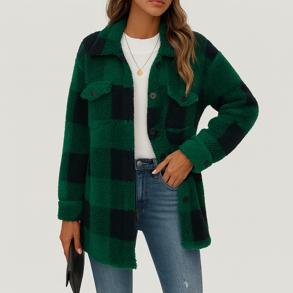 Pauline | Women's Plush Fleece Winter Jacket