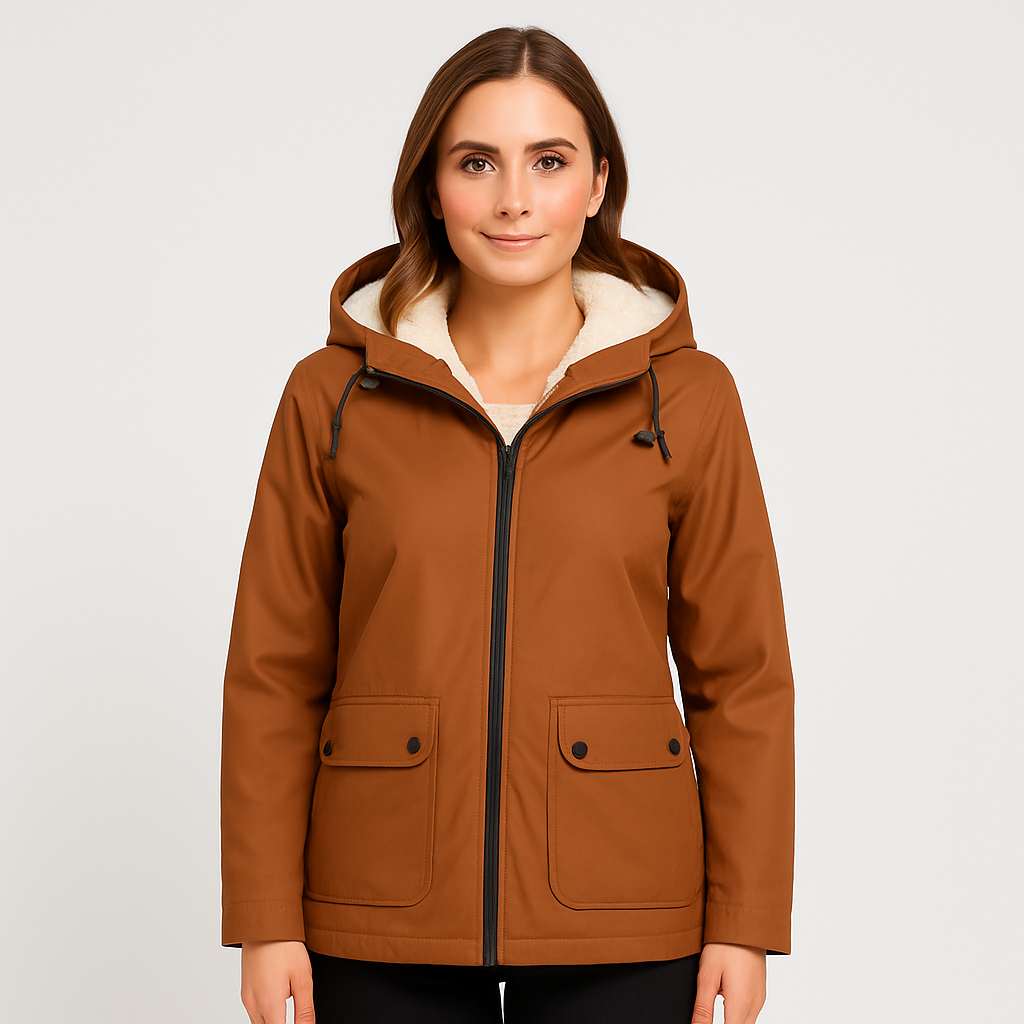 Greta | Women's transitional jacket with zipper, hood and pockets