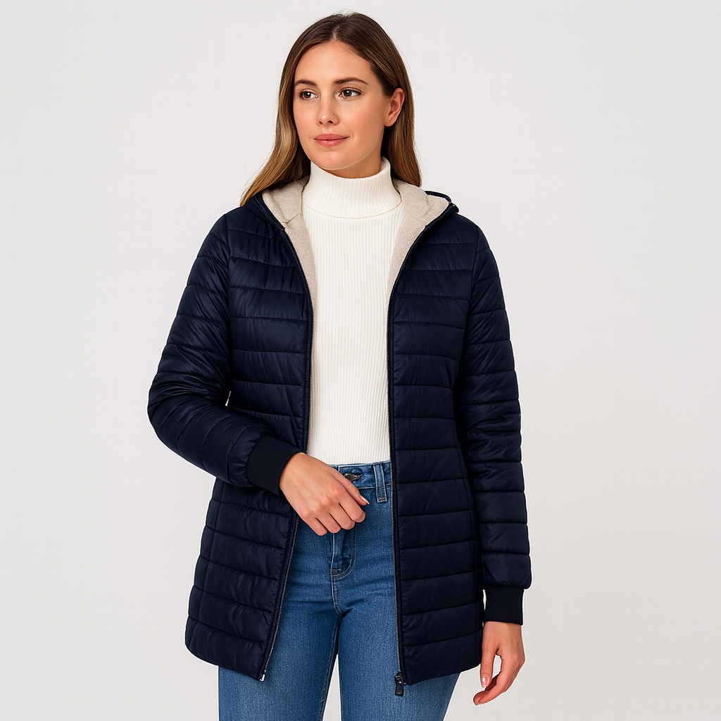 Veronica | Casual fabric-lined coat