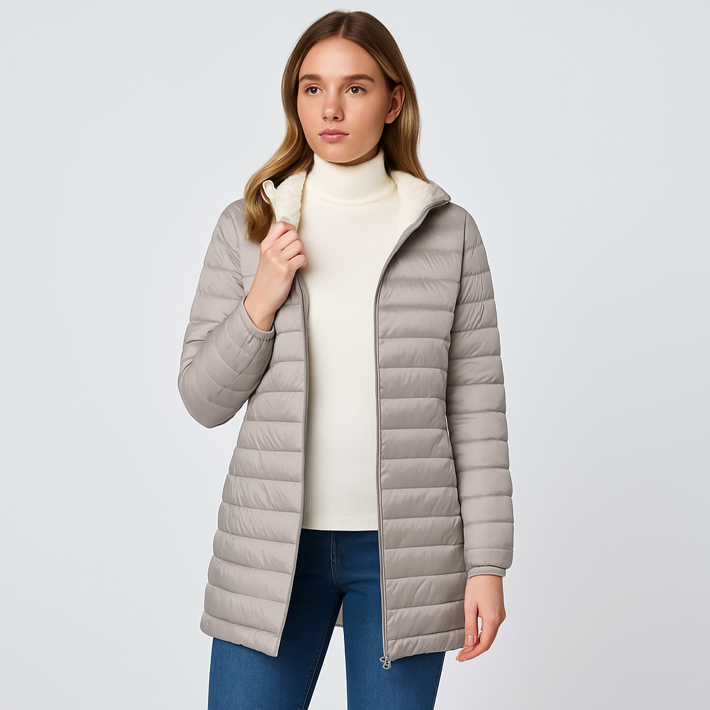 Veronica | Casual fabric-lined coat