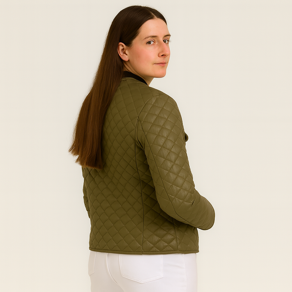 Renate | Women's Quilted Button-Front Coat