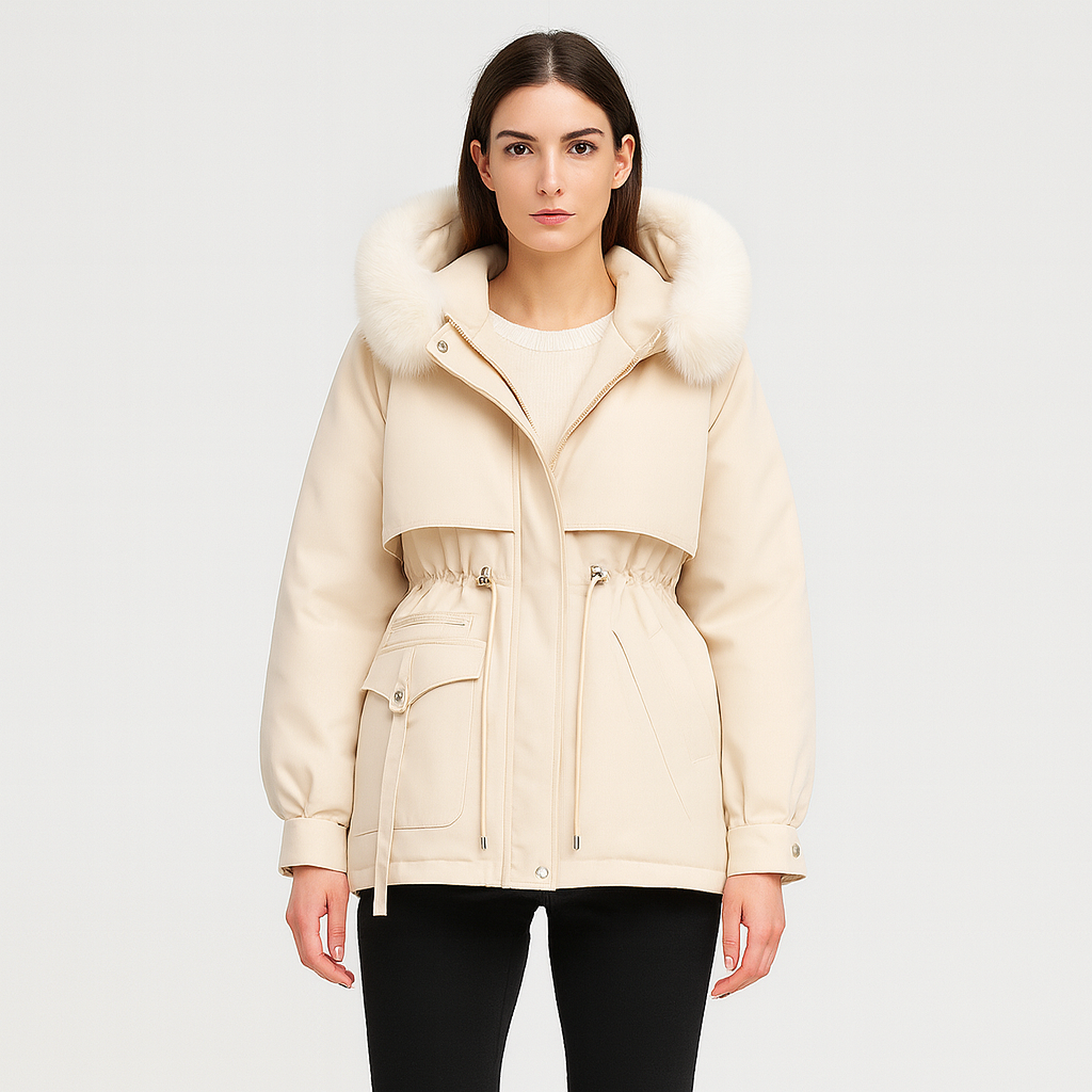 Elian | Elegant winter parka made with faux fur