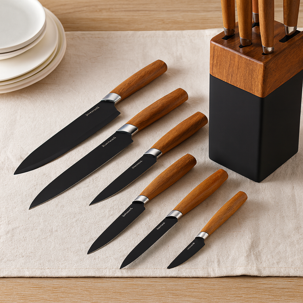Gastronix | 6-Piece High Carbon Stainless Steel Chef's Knife Set