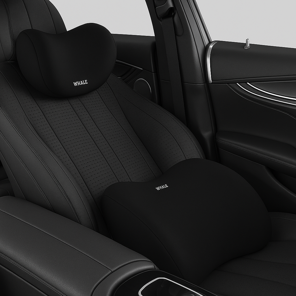Cervovia | Ergonomic Memory Foam Car Cushion Set