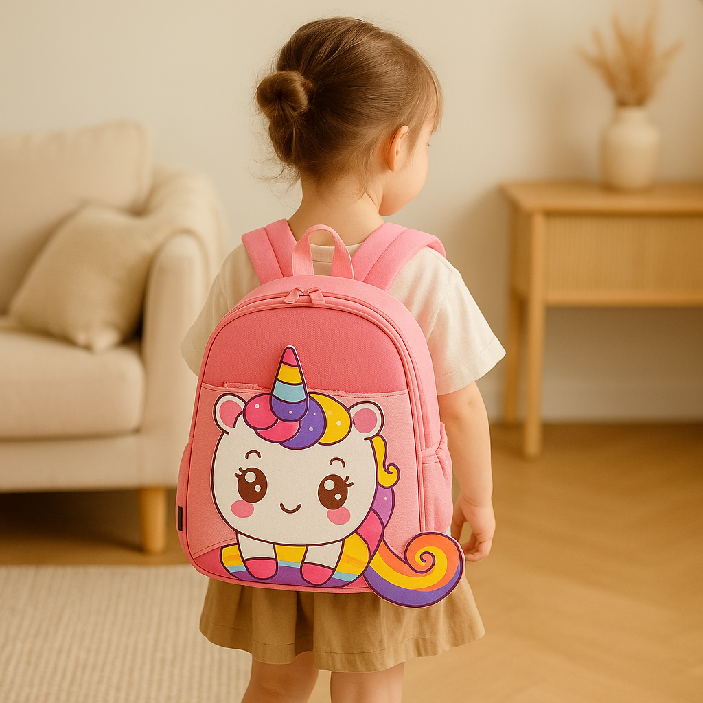 Cute Cartoon Dinosaur Backpack - Lightweight and Breathable School Bag for Kids