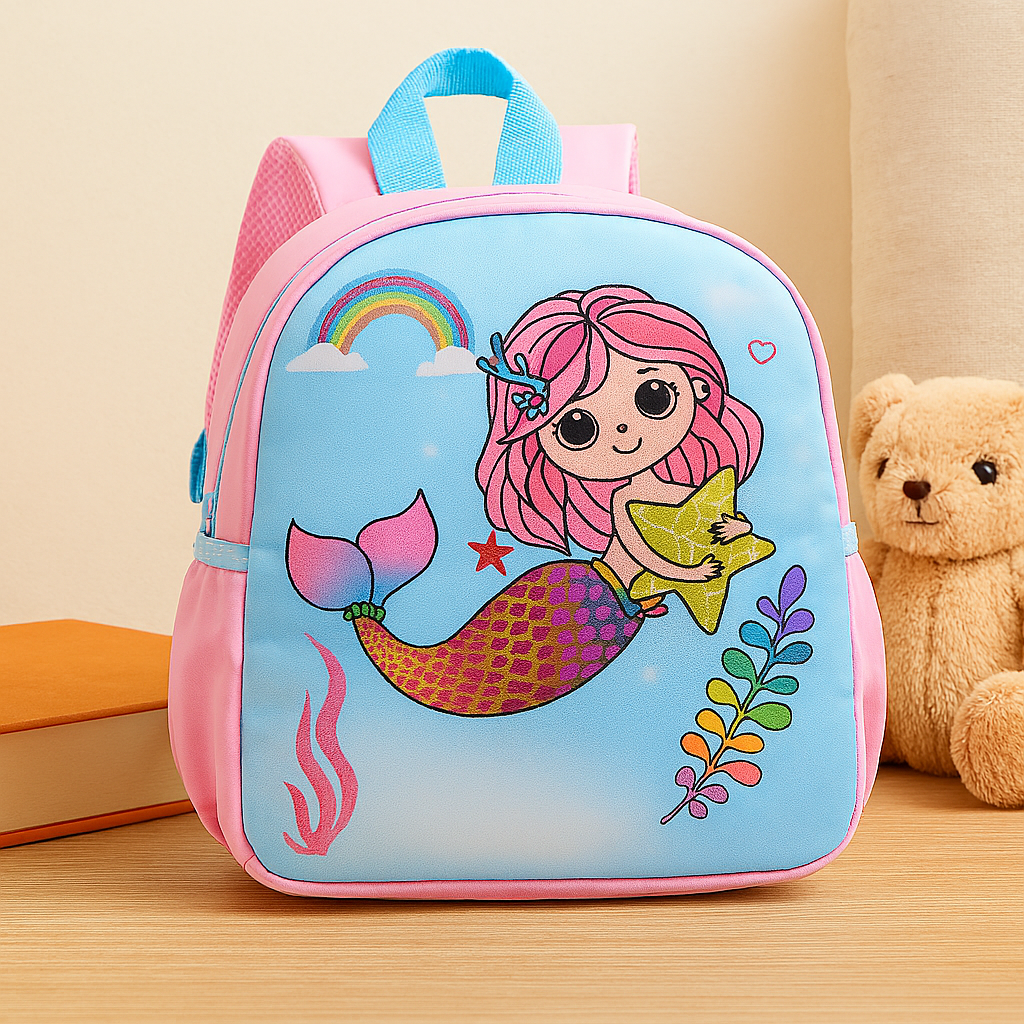 Stylish kids' school backpack - cool dinosaur print, lightweight and durable