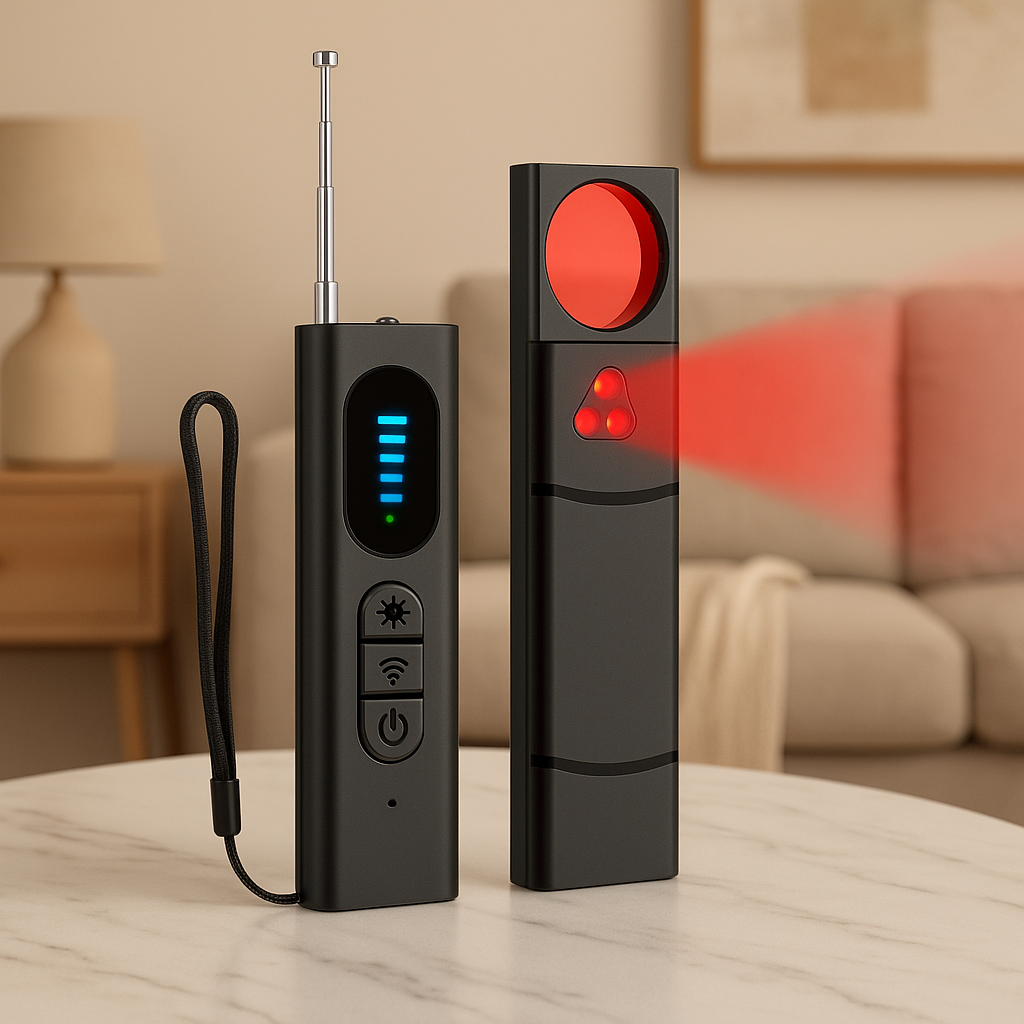 Rechargeable Spy Camera Detector - GPS Tracking and Infrared Detection