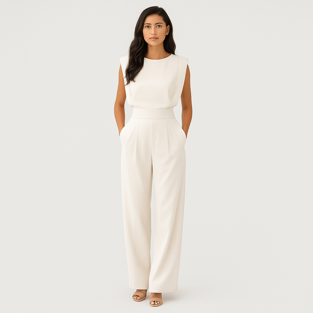 Casual Solid Color Women's Jumpsuit - A Comfortable Dress for Everyday Commute