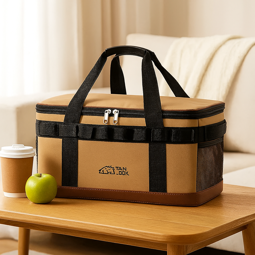 大容量断熱クーラーバッグ - キャンプやハイキングに最適なポータブル保温バッグ