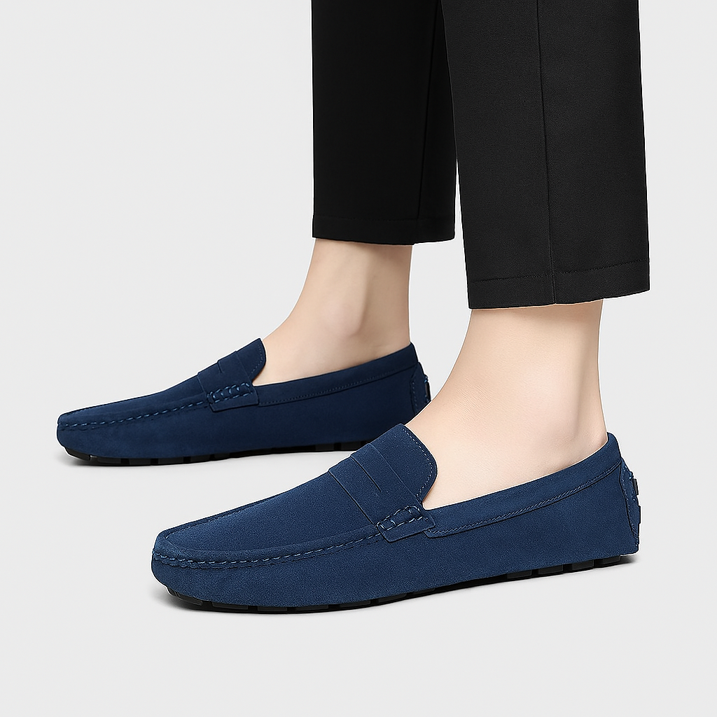 Men's Jersey Loafers - Business Slip-On Shoes