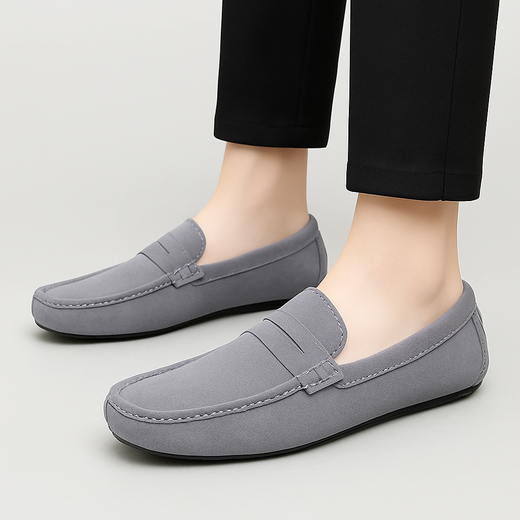 Men's Jersey Loafers - Business Slip-On Shoes