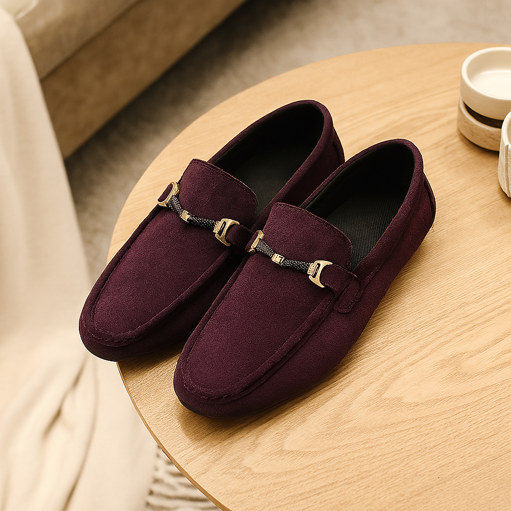 Elijah Suede Moccasin Loafers – Supple and Stylish Men's Shoes