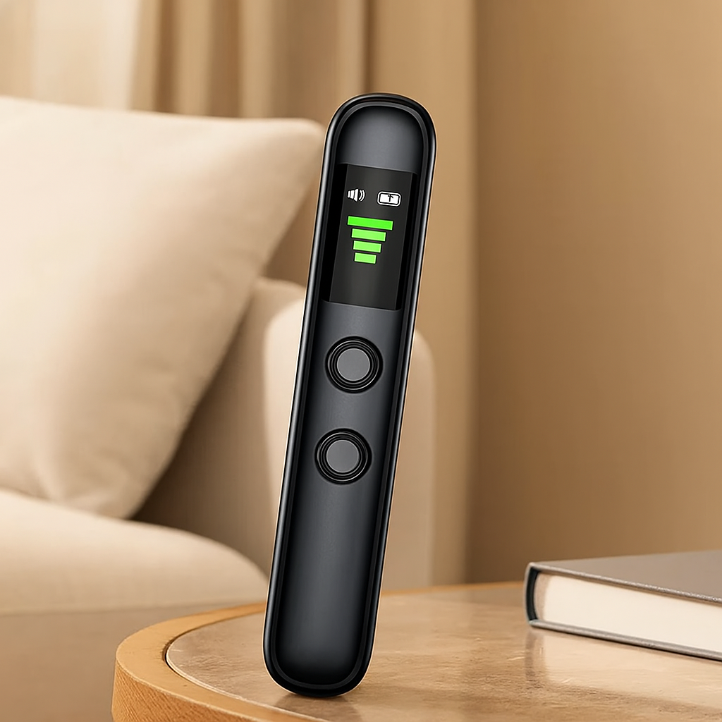 Detect Hidden Cameras - Portable Anti-Spy RF Signal Scanner & Bug Detector