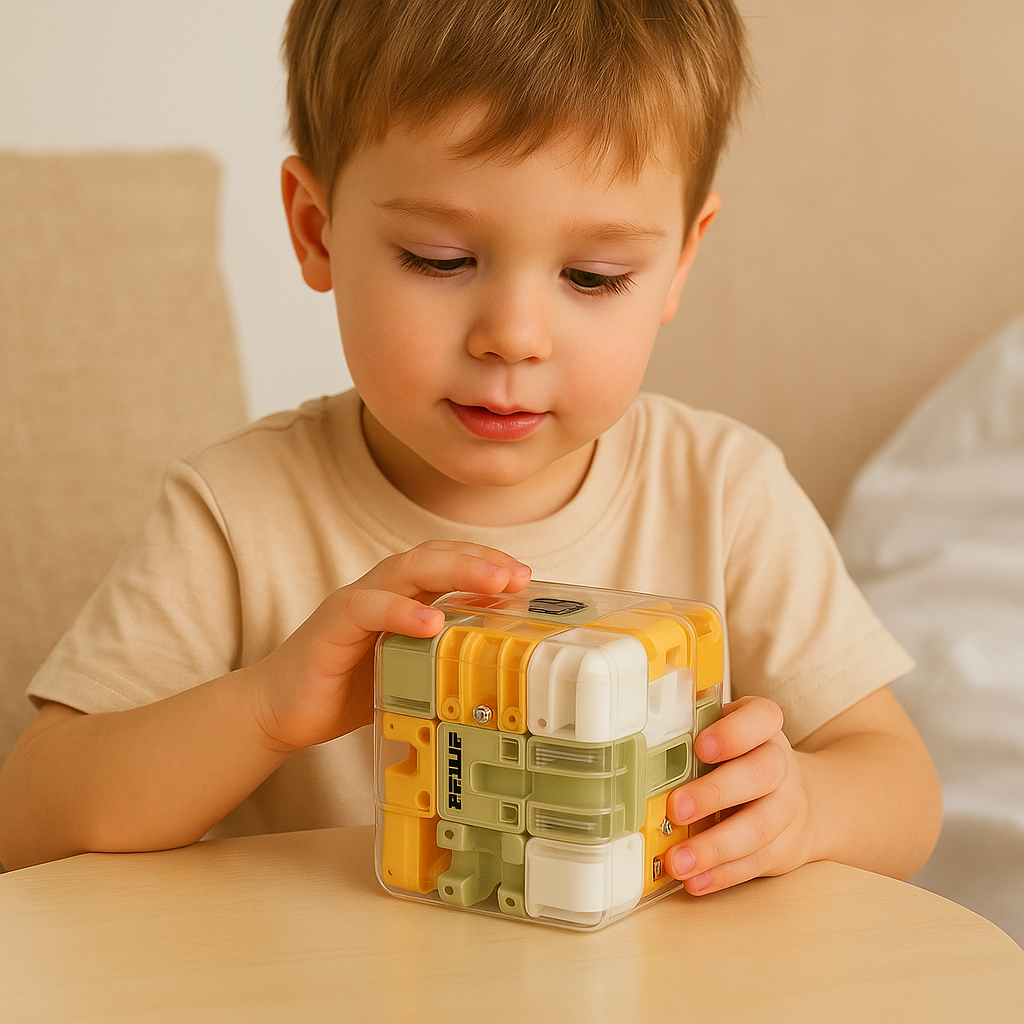 3D Maze Toy - Animal-Shaped Logic Game Develops Spatial Awareness and Problem-Solving Skills