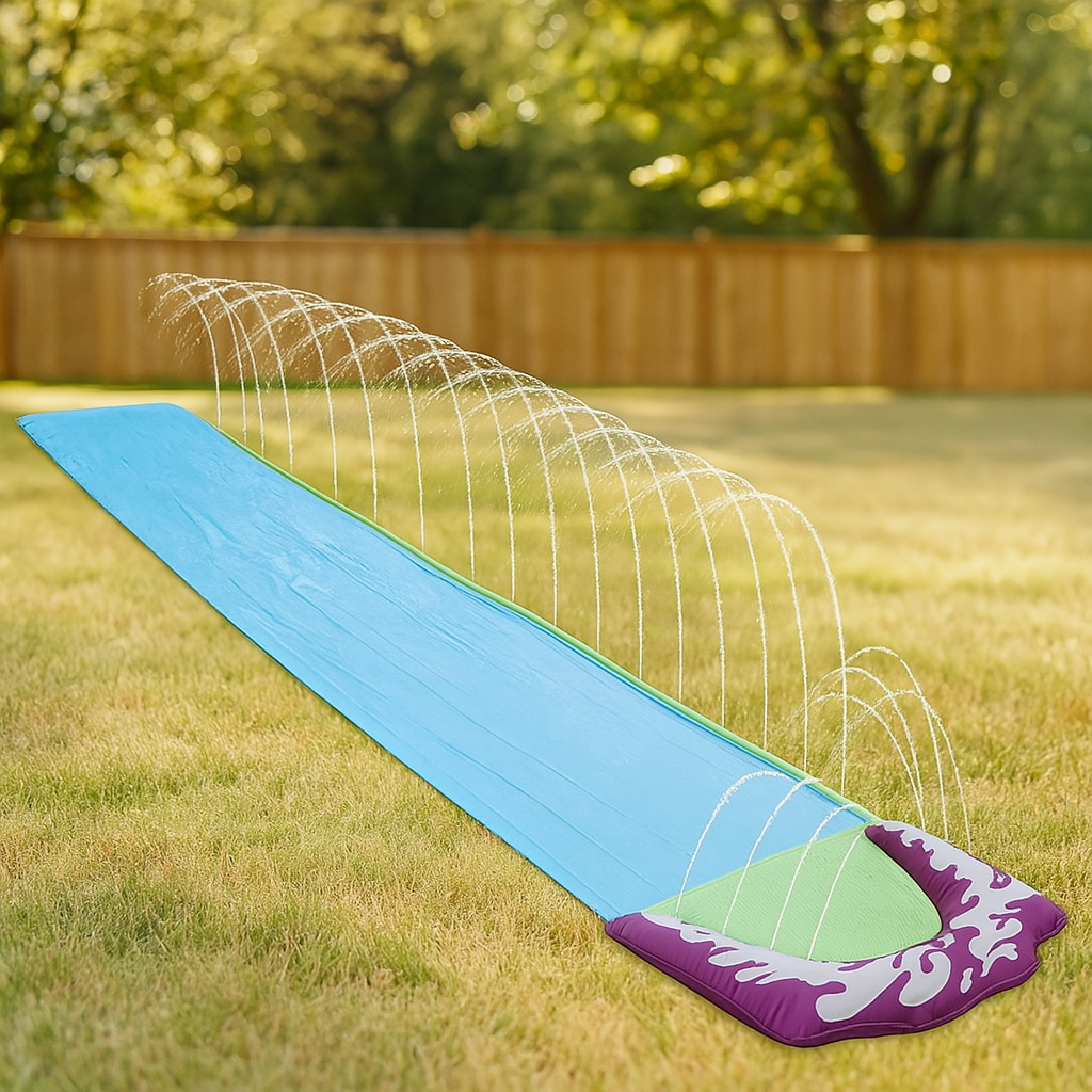 Giant Inflatable Water Slide (5.0 m) - 73.66 cm Wide - For Kids and Adults