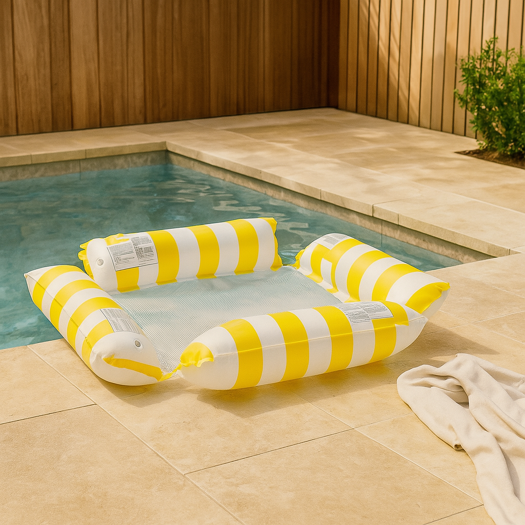 Inflatable Pool Lounger - Comfortable Swimming Lounger for Adults and Kids