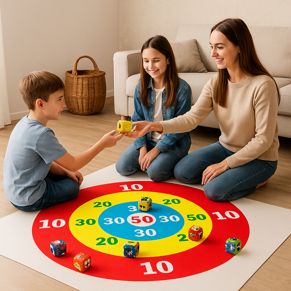 ターゲット投げゲームセット - 屋内でも屋外でも楽しめる、ビーンバッグ10個付きターゲットボード