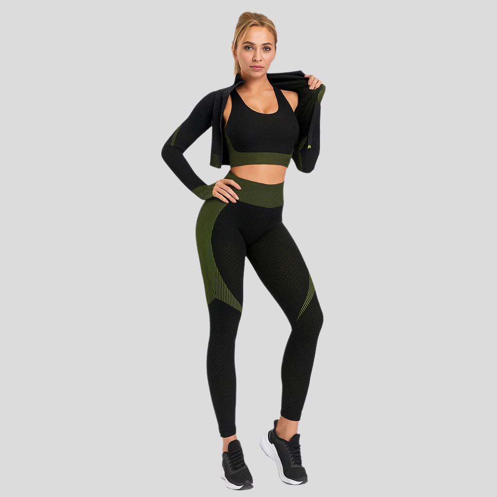 女性用ヨガ3点セット