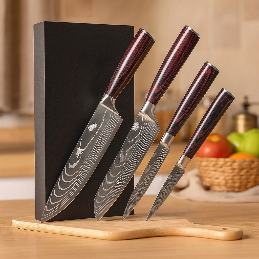 Kasumi | 4-Piece, Extra-Sharp, Forged Knife Set