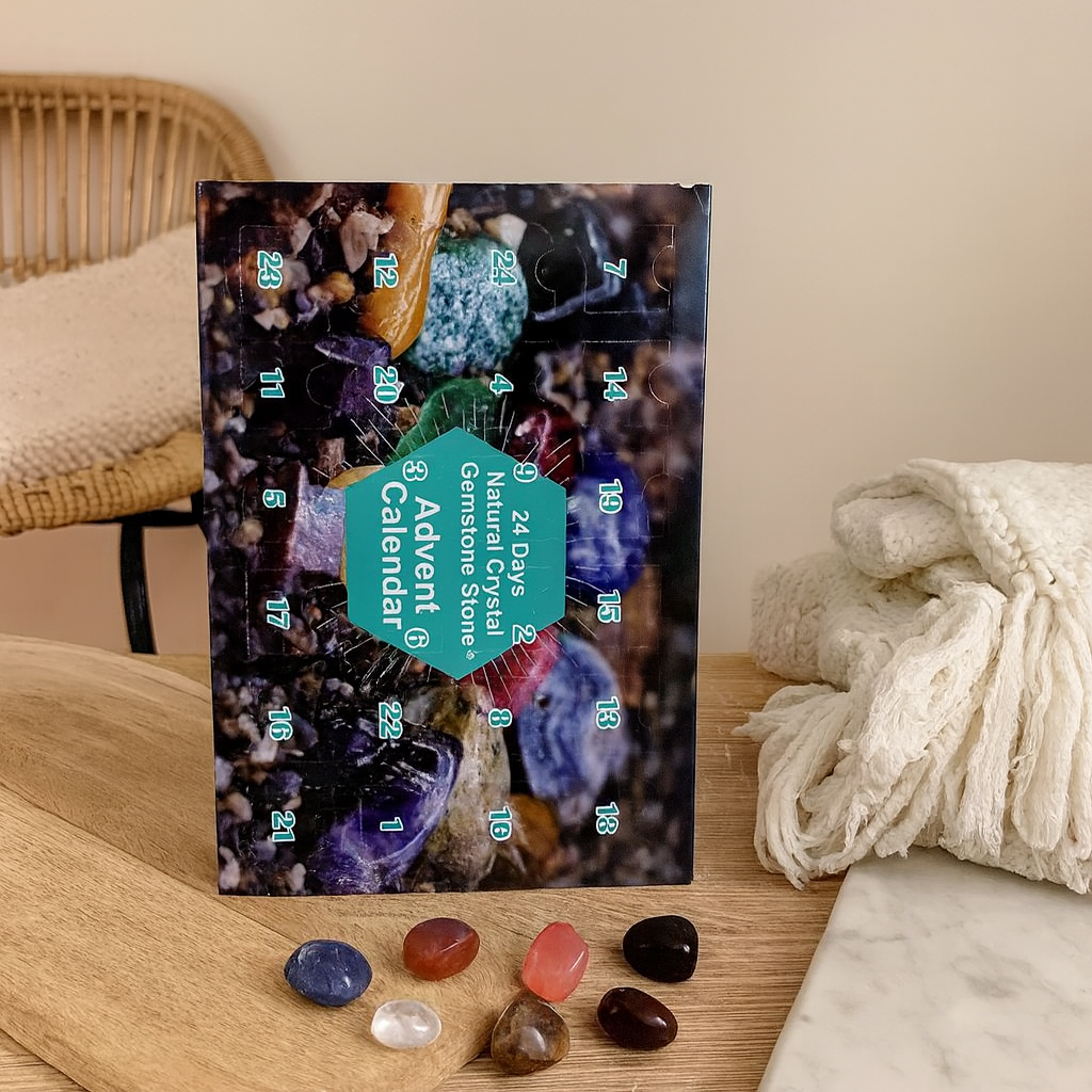 クリスタルトレジャーズ | 天然水晶24個入り宝石アドベントカレンダー