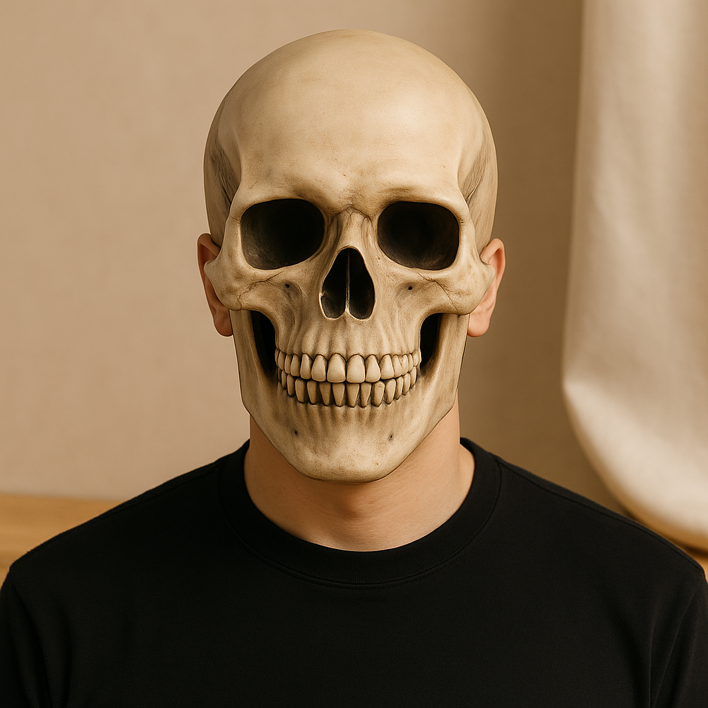 BoneReign | Realistic skull mask with movable jaw