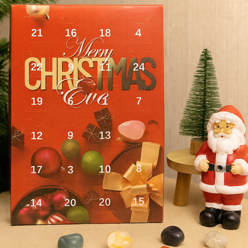 GemAura|24個の天然宝石入りクリスタルアドベントカレンダー