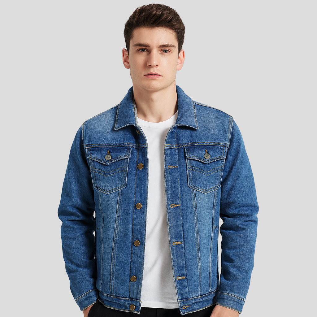 Brayden | Durable winter denim jacket