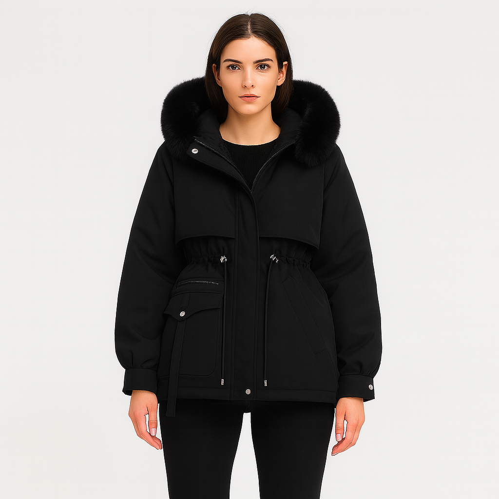 Elian | Elegant winter parka made with faux fur