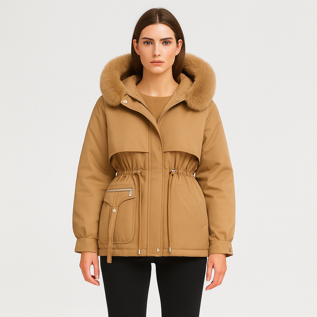 Elian | Elegant winter parka made with faux fur