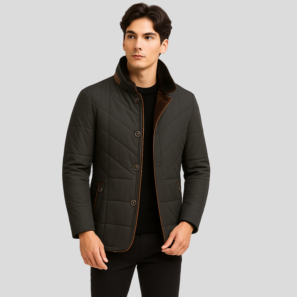 Emeric | Classic quilted winter jacket