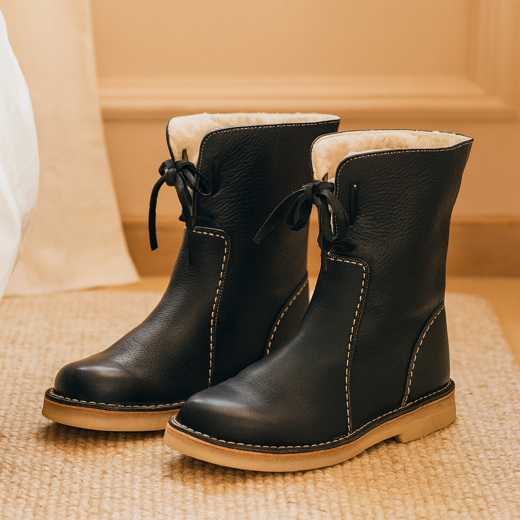 Sorin | Waterproof winter boots with wool lining